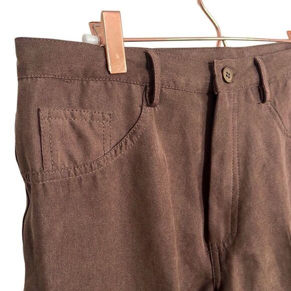 Alfred Dunner Casual Faux Suede Dress Pants Brown Size 6P - Picture 6 of 8